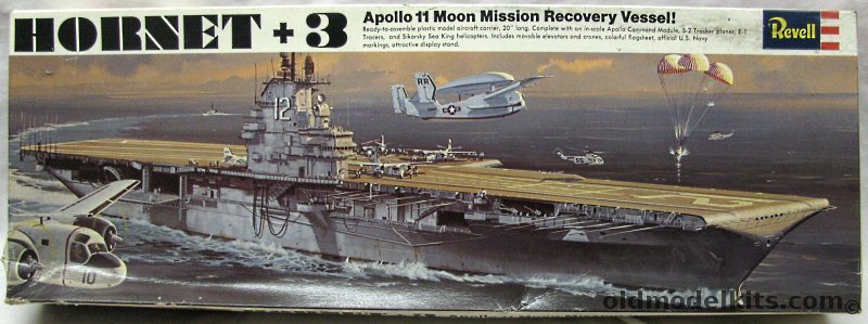 Revell 1/490 USS Hornet +3 Apollo 11 Recovery Vessel, H354 plastic model kit